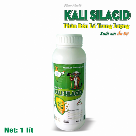 Phân bón lá Trung lượng Kali Silacid - 1 lít