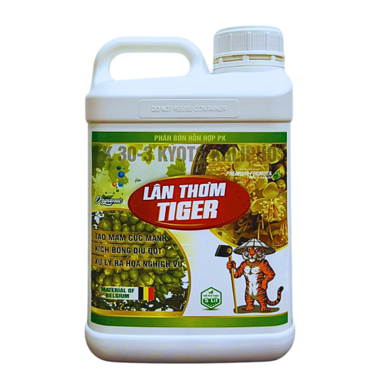 Lân Thơm Tiger (5 lít) chuyên dùng để tạo mầm kích bông xử lý ra hoa nghịch vụ