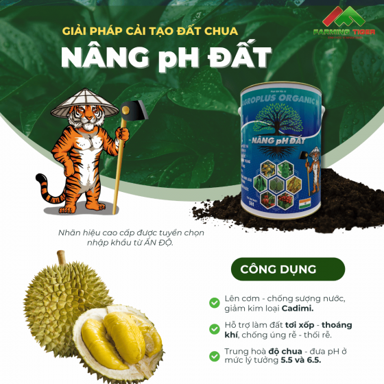 NÂNG pH ĐẤT – Cải tạo chất chua/ Chống sượng/ Tăng pH/ Giảm phèn (5 lít)