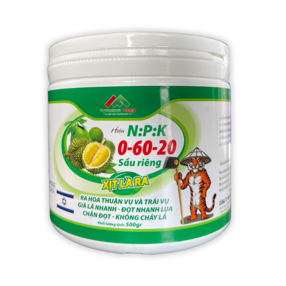 Combo 2 Hộp NPK 0-60-20 |Kích Hoa Mạnh, Già Lá Nhanh, Ra Hoa Hàng Loạt (500g)