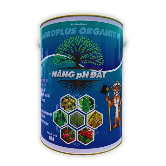 NÂNG pH ĐẤT| Cải tạo chất chua/ Chống sượng/ Tăng pH/ Giảm phèn (5 lít)
