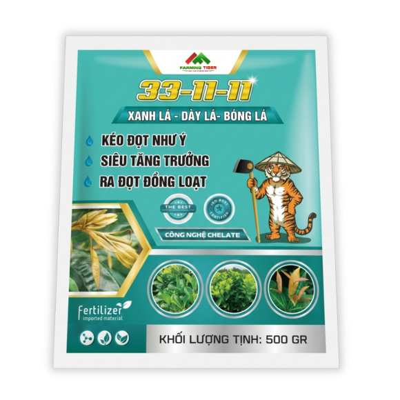 [COMBO 2 GÓI] NPK 33-11-11 – GIẢI PHÁP NUÔI ĐỌT, PHỤC HỒI CÂY NHANH GIAI ĐOẠN SINH TRƯỞNG